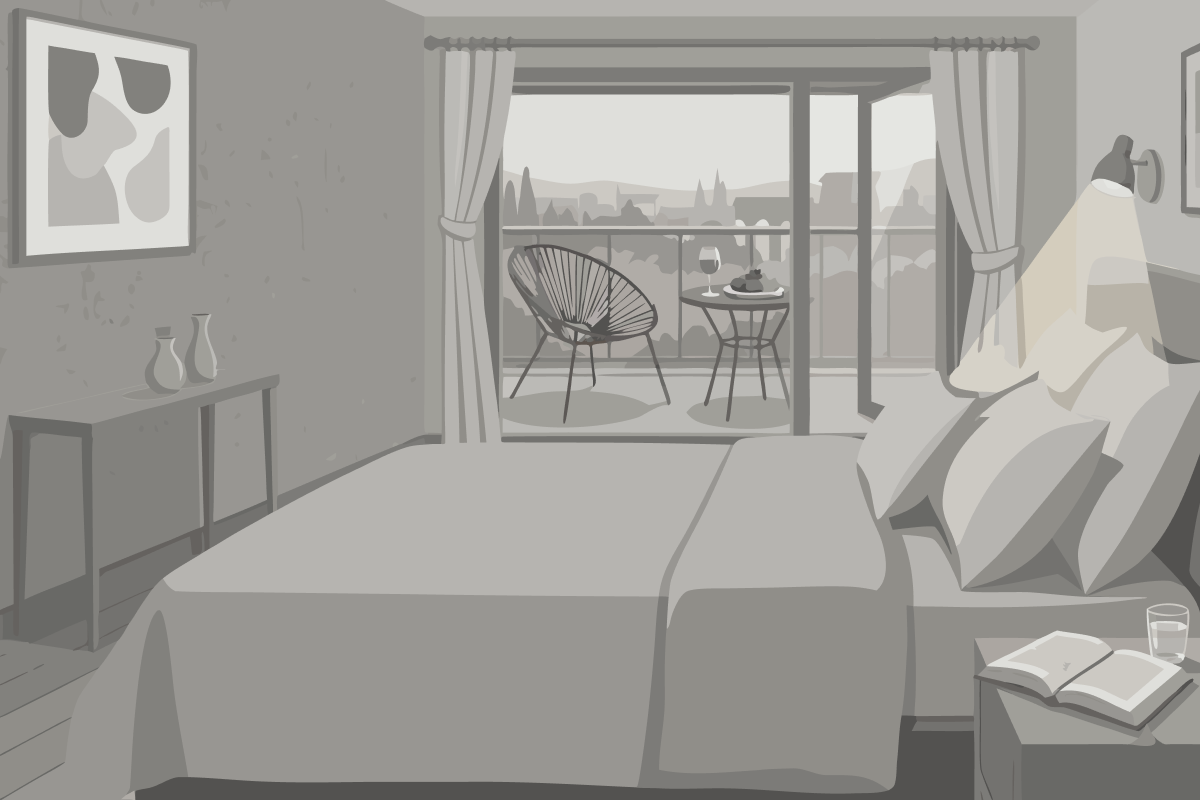 Präsidenten-Suite Mansion mit Kingsize-Bett